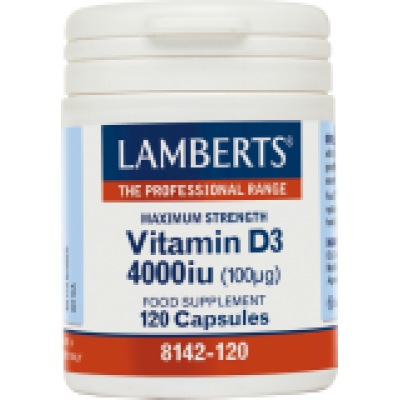 LAMBERTS Vitamin D3 4000iu